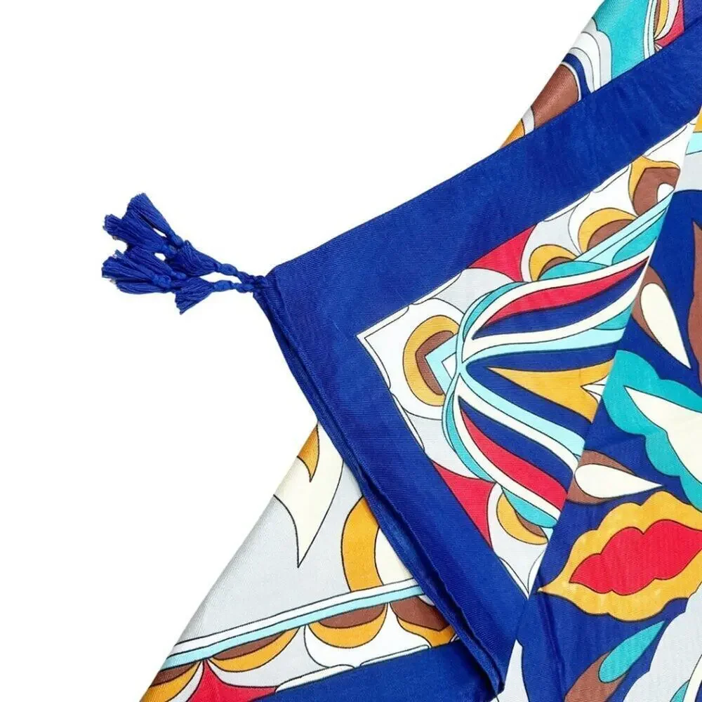 2/$30 NEW Beach Coverup Body Wrap Large Blanket Head Scarf Abstract Printed